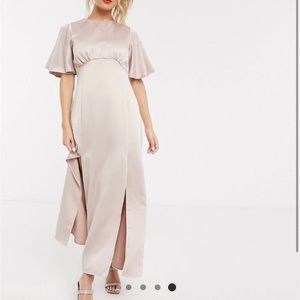 Midi Flutter Sleeve dress size 4